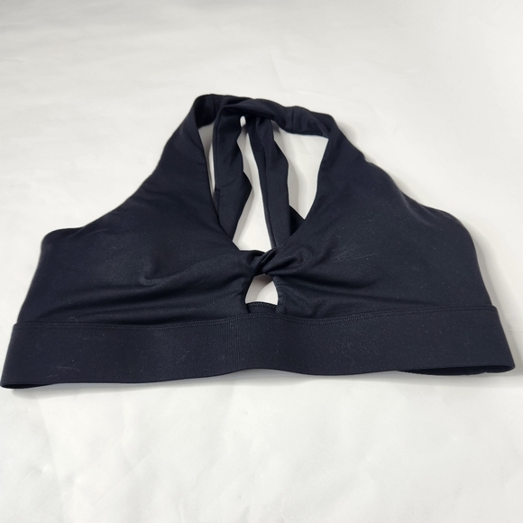 Fabletics Women's Size 12 Large Athletic Addison Bra Black Padded - Picture 6 of 8